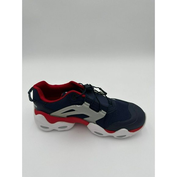 NWOB Polo Ralph Lauren Men's RLX Tech-SK-ATH RL-67 Sneakers, Navy/Red, Size 9D - Picture 8 of 11